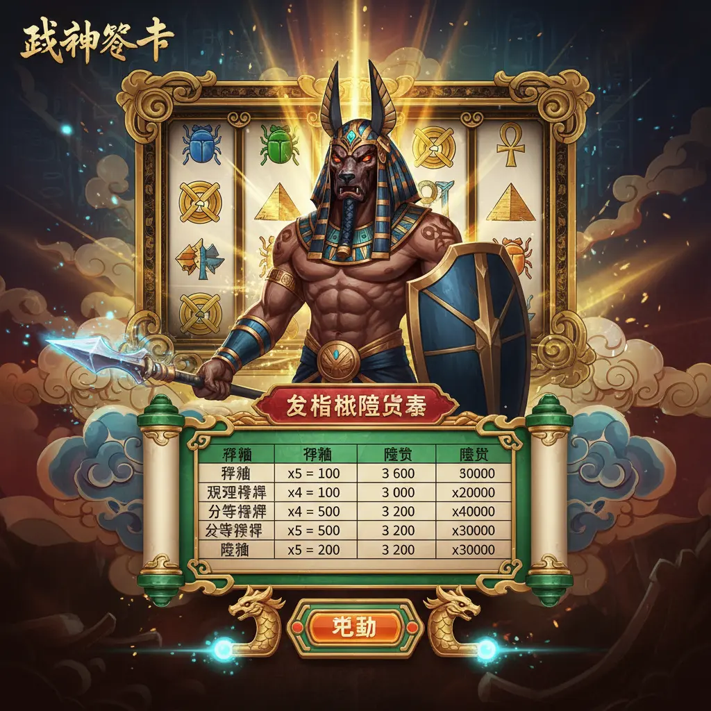 老虎機賠率表 - 戰神賽特