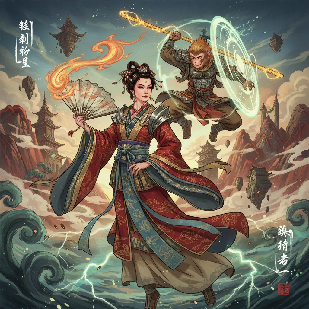 孫行者 - 鐵扇公主