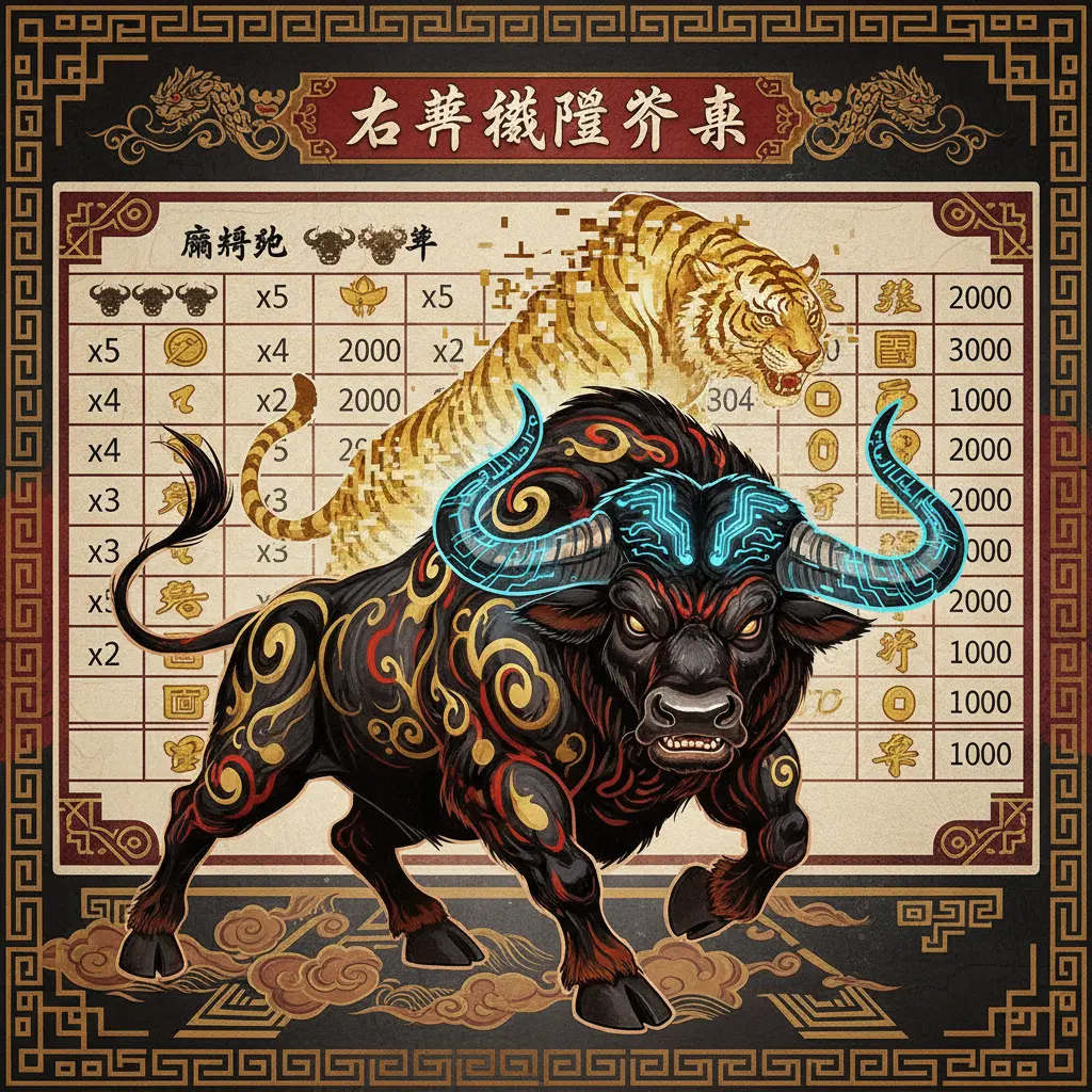 老虎機賠率表 - 瘋狂野牛