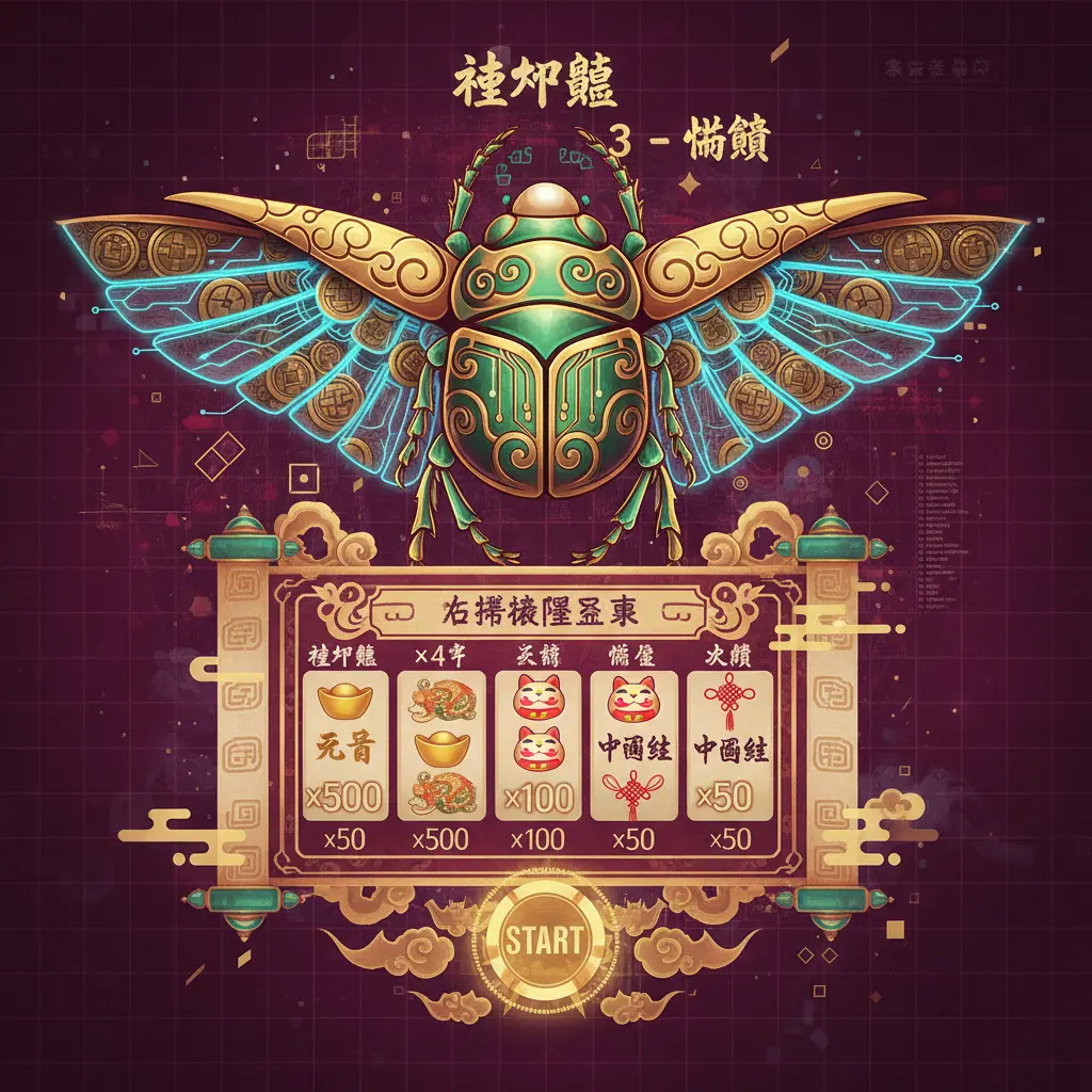 老虎機賠率表 - 聖甲蟲