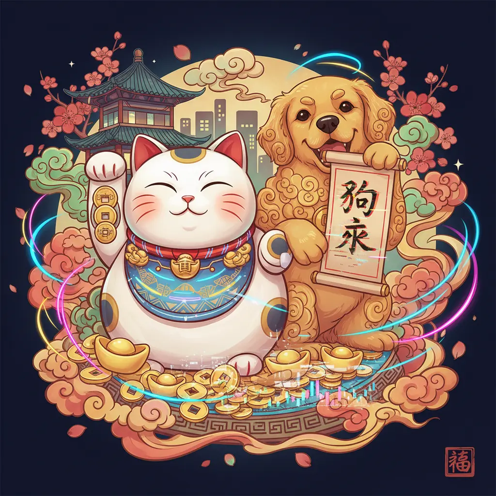 狗來富 - 招財貓