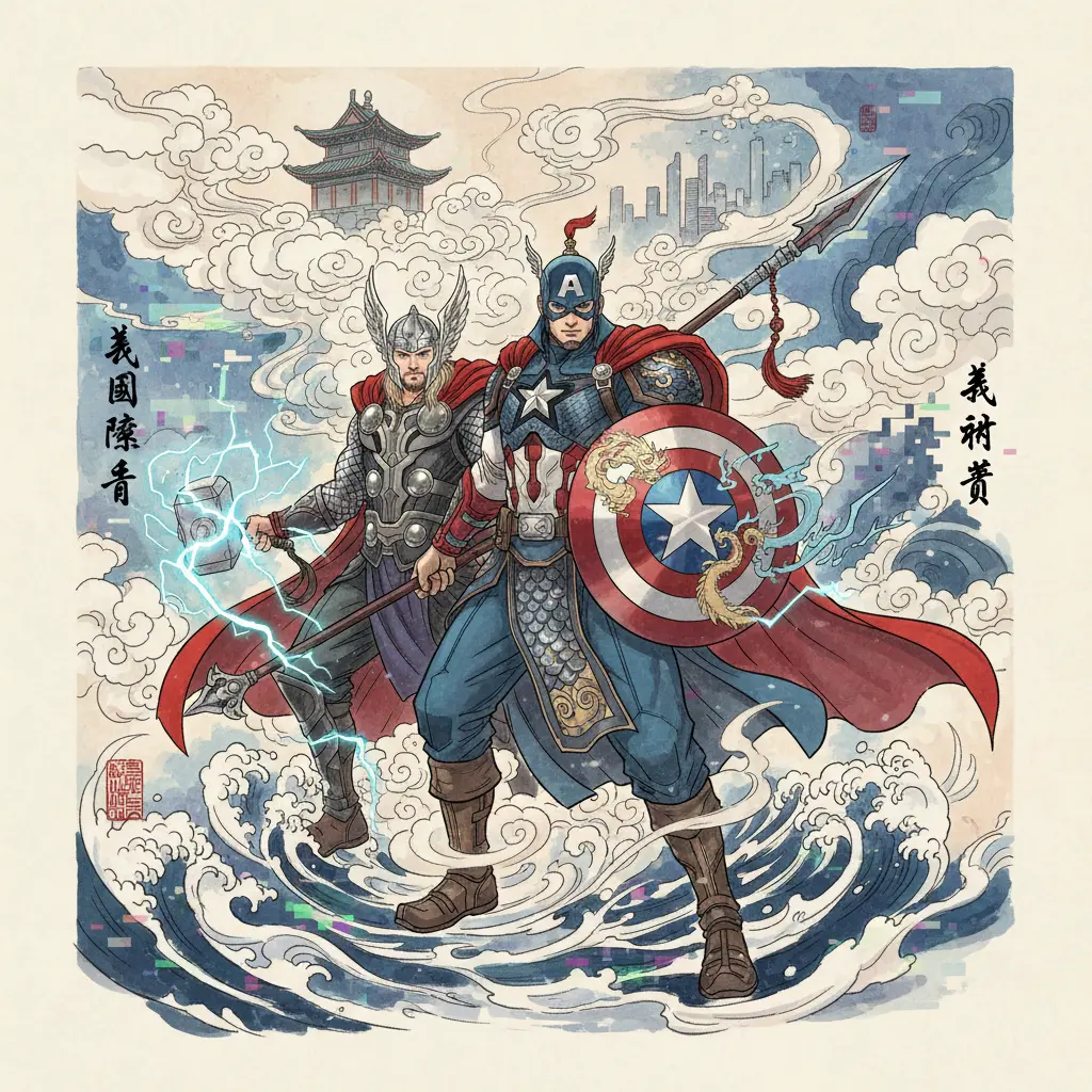 雷神索爾 - 美國隊長