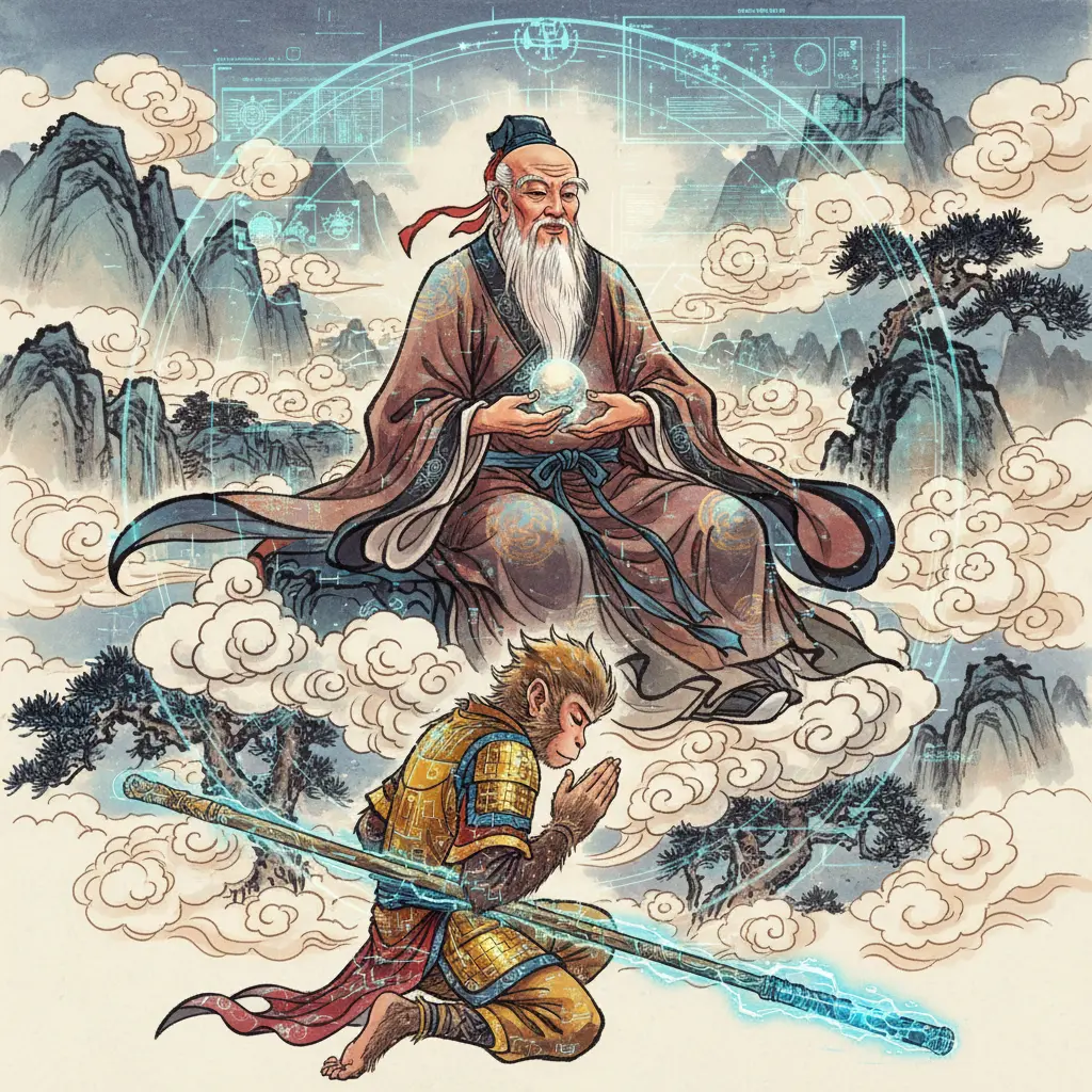 孫行者 - 菩提祖師