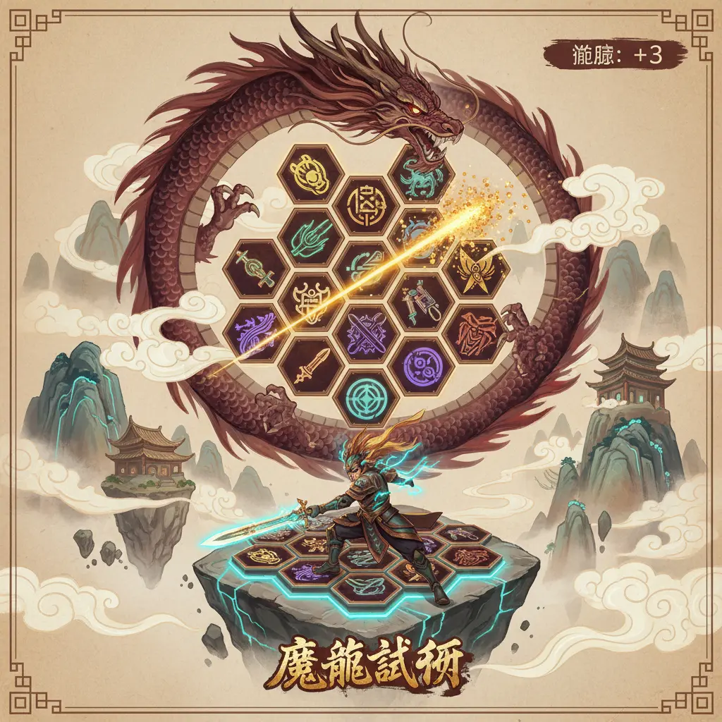 魔龍試玩 - 3x5轉軸消除玩法