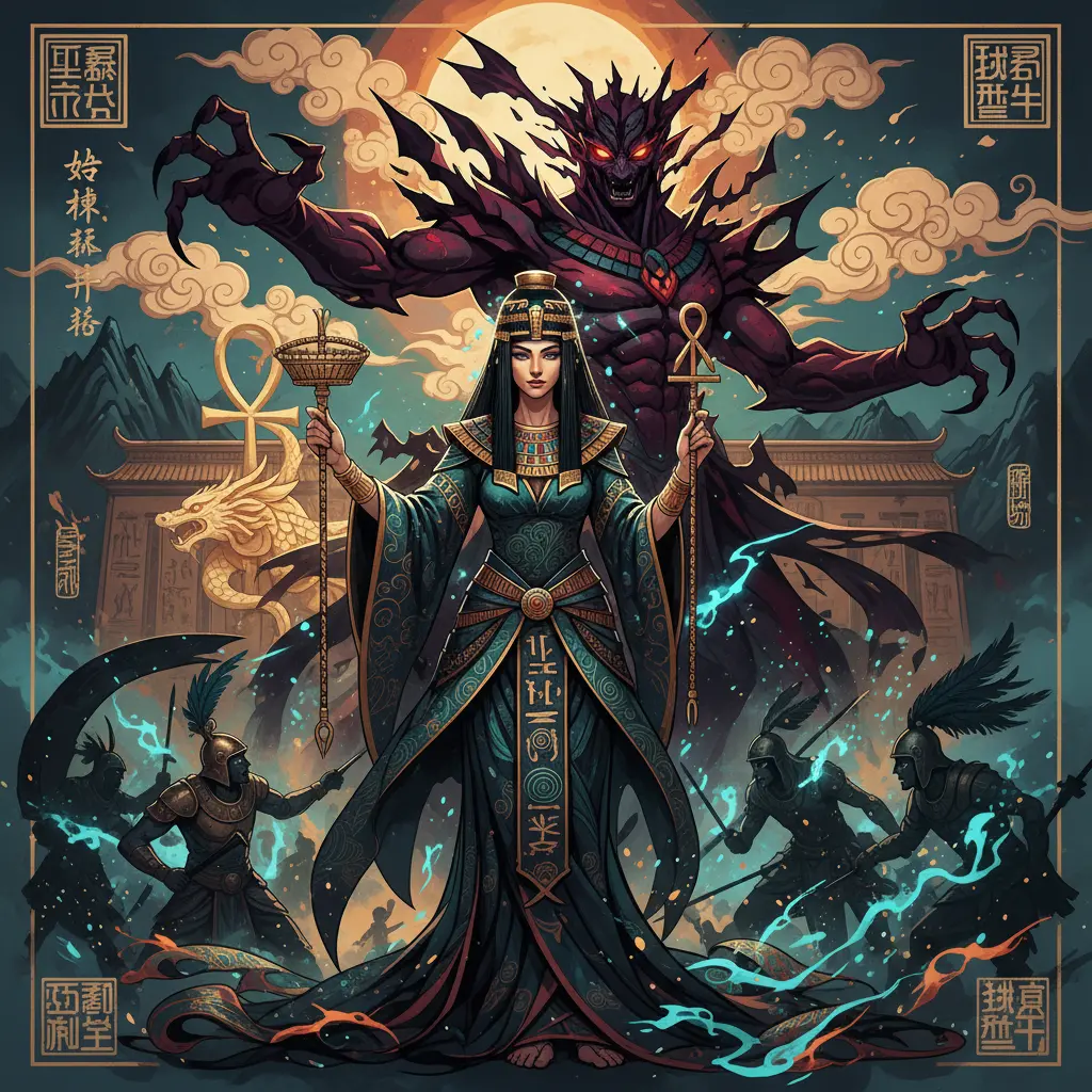 戰神塞特 - 女神奈芙蒂絲