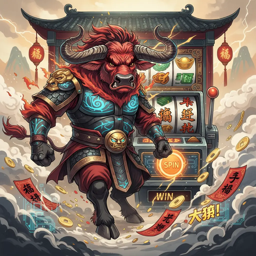 吃角子老虎機 - 瘋狂野牛