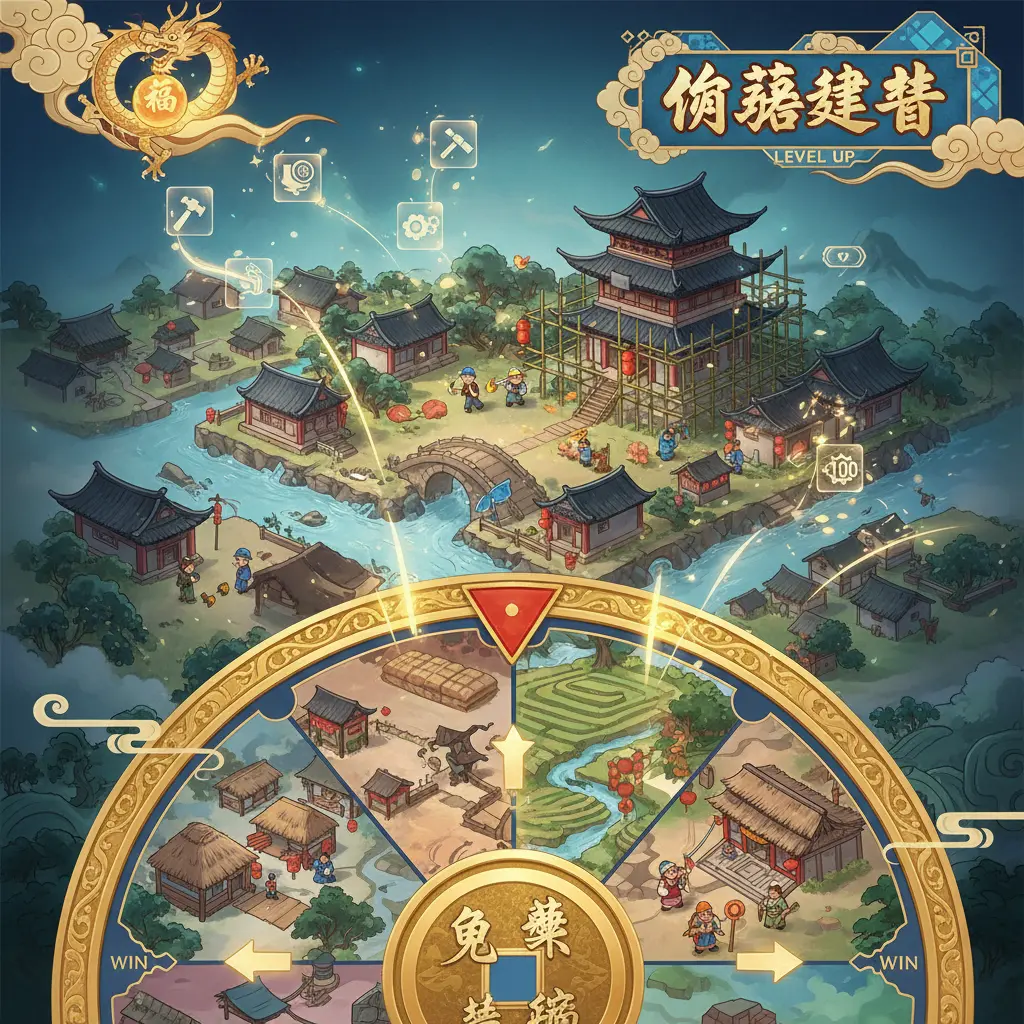 免費旋轉 - 村莊建設